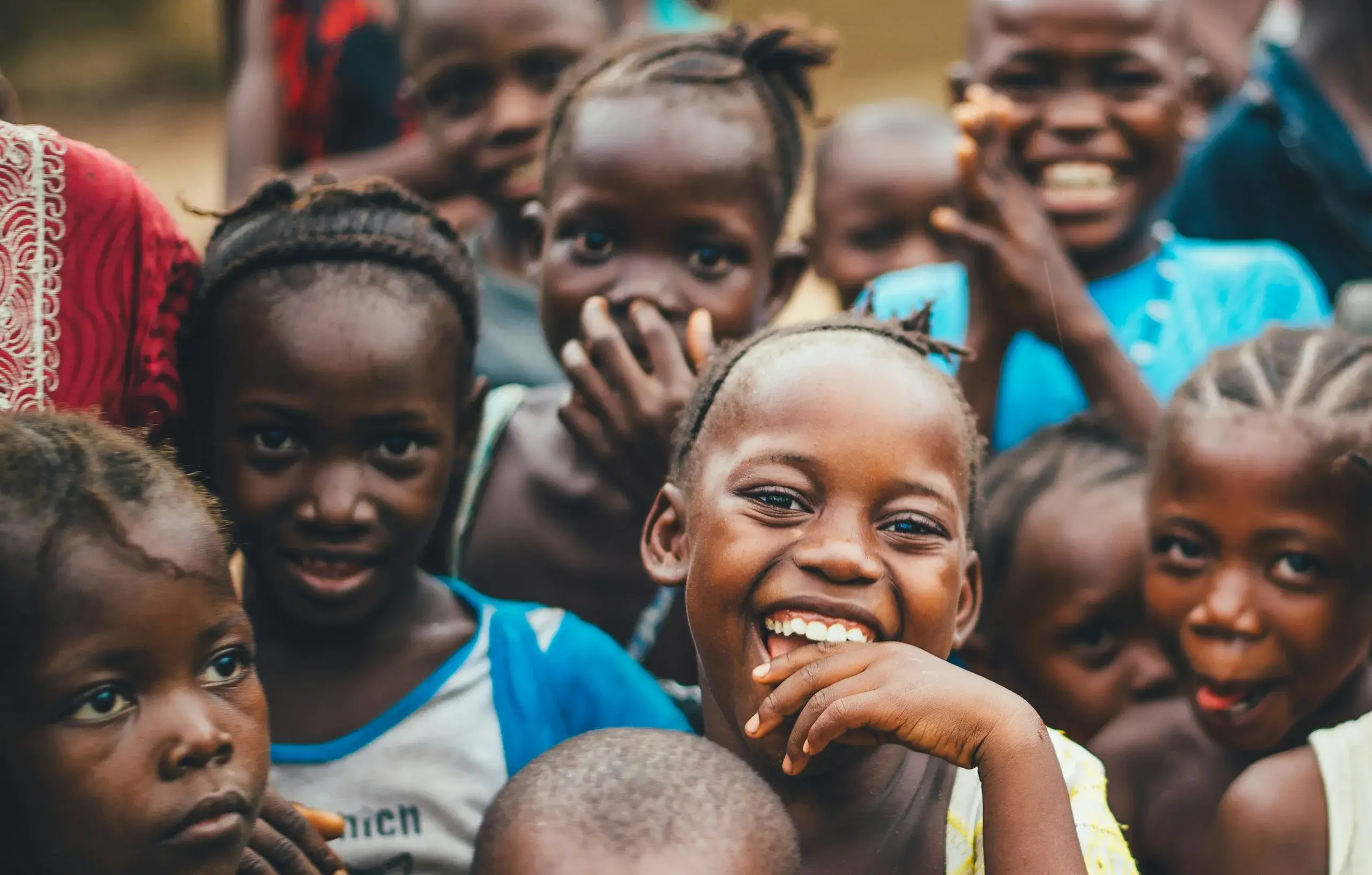 Group of smiling children