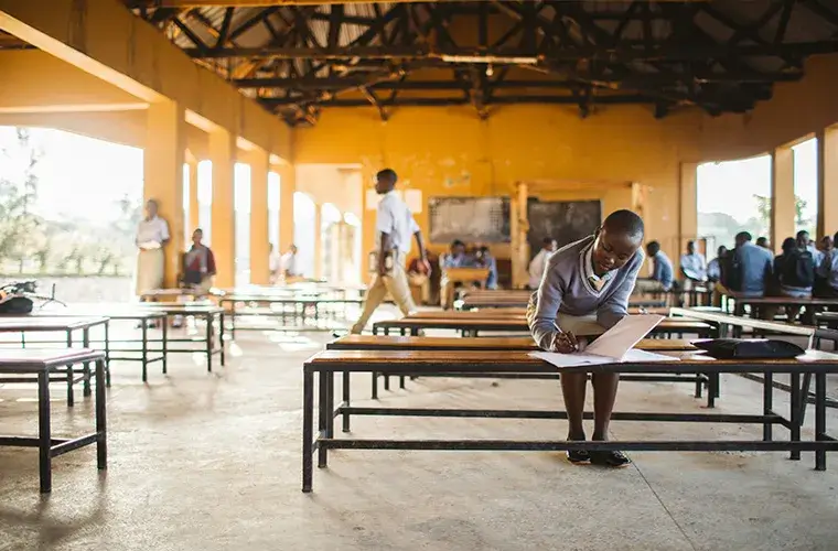 Children in classroom