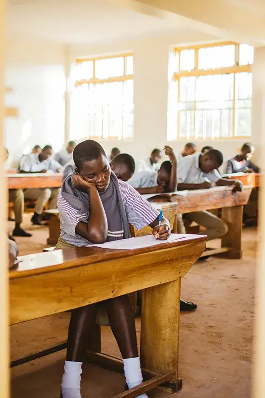 Students in classroom
